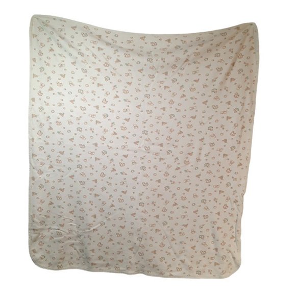 Vintage Starting Out Toys Rocking Horse Ball Bear Blocks Lovey Blanket 31 X 27 - Picture 4 of 10